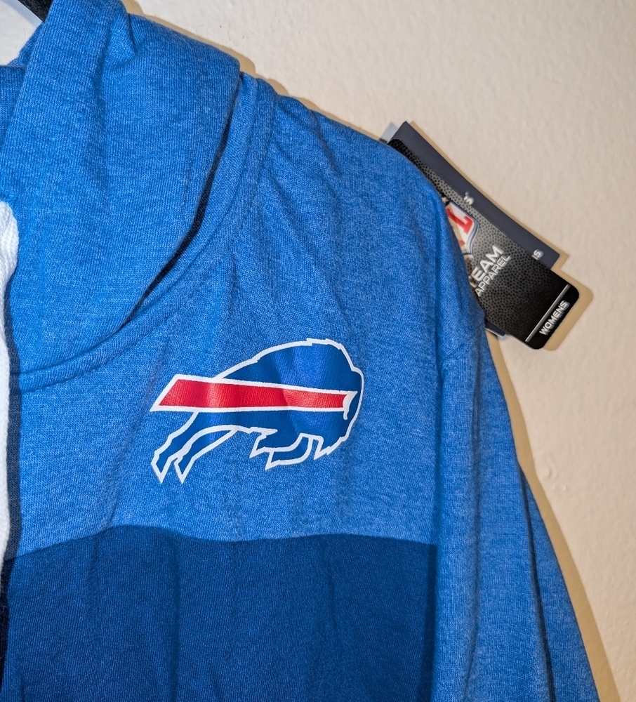 Buffalo Bills Blue Hoodie with Team Logo - Picture 2 of 5